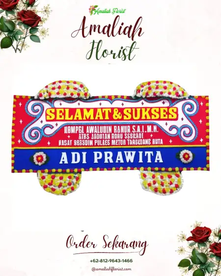 Papan Bunga Ucapan Selamat Lenggahjaya